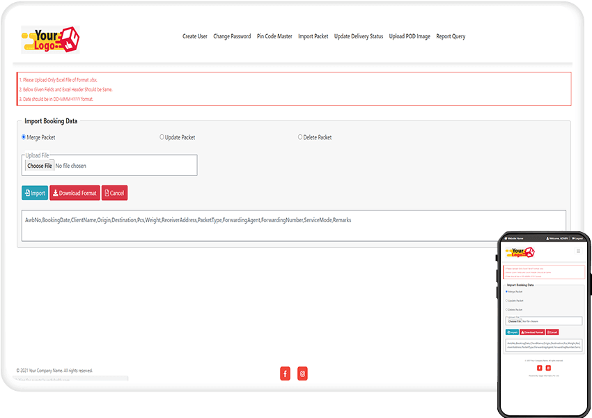 Import Booking Data