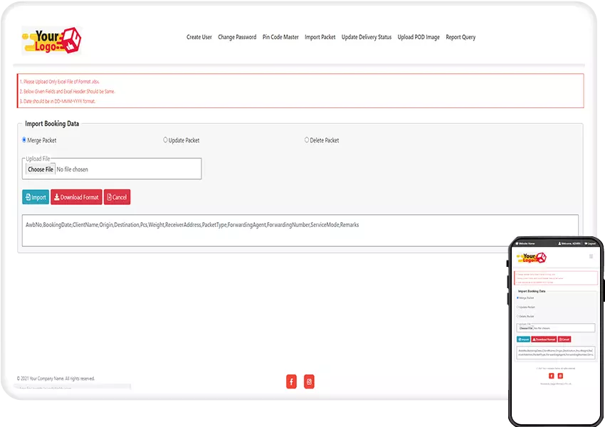 Import Booking Data