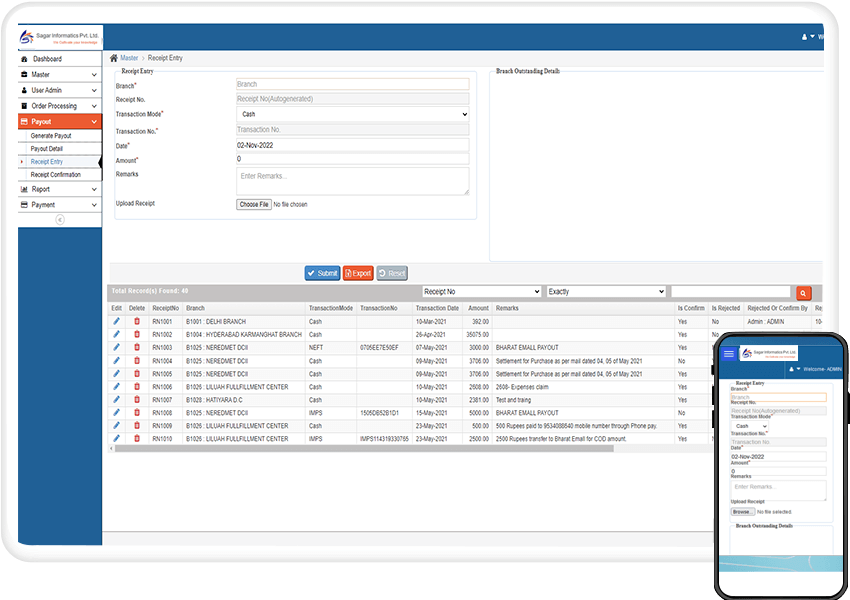 Ecommerce Delivery Management Software | Sagar Informatics