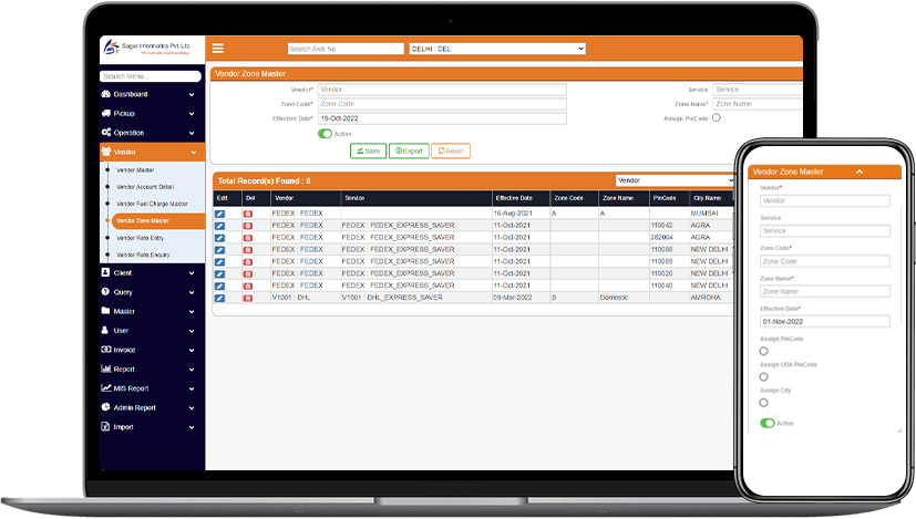 Courier Tracking Software